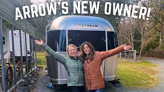 Meet My Airstream's NEW OWNER! 😍 Dana's Solo Plans & RV Walk Through | Airstream Caravel 22FB