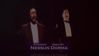 Nessun Dorma Pavarotti and Freddie Mercury with Real Voices AI