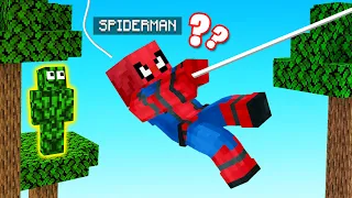 HIDE & SEEK With SPIDERMAN! (Minecraft)