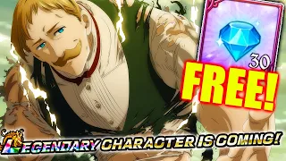 30 FREE GEMS & LR *BASE* ESCANOR?! | Seven Deadly Sins: Grand Cross