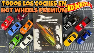 TODOS LOS COCHES DE THE FAST AND THE FURIOUS 1 EN HOT WHEELS PREMIUM