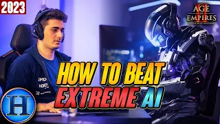 How To Beat Extreme AI in Age of Empires 2 (2023)