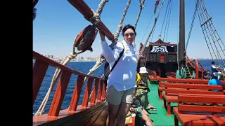 морская прогулка на пиратском корабле. Тунис. Сус