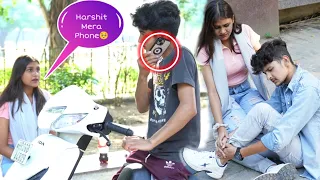 Nazu का New IPhone📱चोरी हो गया😱 Prank On CuteFriend | Gone Emotional🥺 | Harshit PrankTv