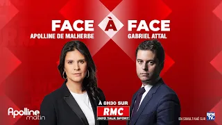 L'interview politique intégrale de Gabriel Attal sur RMC