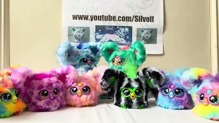 8 Furby Furblets Chatting Together