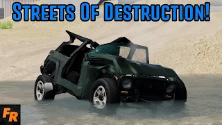 Streets Of Destruction! - BeamNG Drive