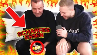 PAPA isst SCHARFES ESSEN  😱😳😂 #Shorts #Avive