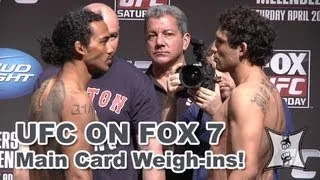 UFC on FOX 7: Main Card Weigh-ins + Face Offs (HD)