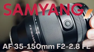 Das neue SAMYANG AF 35-150mm F 2-2.8 FE Objektiv für Sony E - DER Alleskönner!