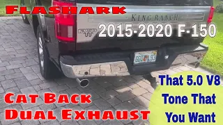 Dual Exhaust Cat Back Exhaust Upgrade For Ford F-150 With Great Tone