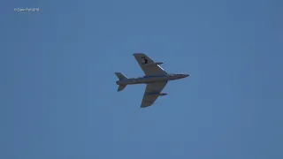 RNLAF Dutch Hawker Hunter Awsome sound Rehearsal Texel Leaseweb Airshow 3-8-2018