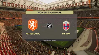 Netherlands Women vs Norway Women (11/10/2022) Women International Friendlies FIFA 23