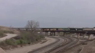 Train derailment 2022 Kansas City caught on camera #trains #traincrash #derailment