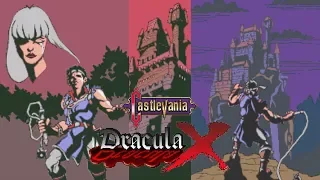 Castlevania - Dracula X - All Endings - SNES