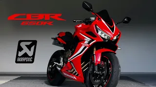 Honda CBR650R | Akrapovic exhaust = More smiles per hour