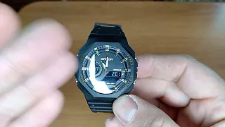 SANDA 6016, часы с Али, действующий макет CASIO GA-2100.