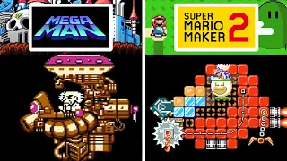 Mega Man FULL GAME Super World Recreated in Super Mario Maker 2