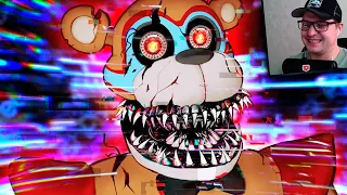 ▼НОВЫЙ FNAF 9 + МИШК ФРЕДЕ 🐵 - Happy Wolf - Реакция