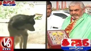 Dog Found In Former TTD Chief Priest Ramana Deekshitulu | Teenmaar News | V6 News