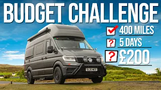 Can It Be Done? 5 Days, 400 Miles, £200 Budget?