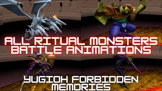 All Ritual Monsters Battle Animations - Yu-Gi-Oh! Forbidden Memories PS1 Gameplay