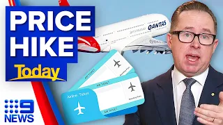 Qantas hikes flight prices amid rising demand | 9 News Australia