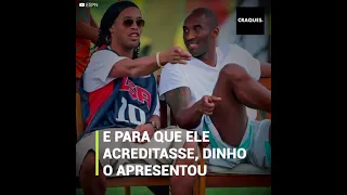 "Ronaldinho me disse: 'Kobe, olhe ... vou te dizer que será o melhor jogador de todos os tempos.'