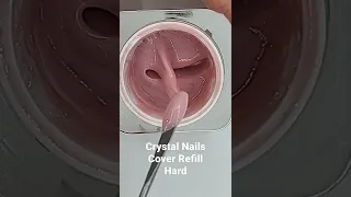 Cover Refill Hard by Crystal Nails is suitable for lots of skin tones, self levels, hides flaws