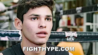 RYAN GARCIA REACTS TO GERVONTA DAVIS KNOCKING OUT LEO SANTA CRUZ; TELLS HIM "IT'S ON" NEXT