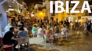 Travel destination IBIZA WALK  - Old City IBIZA Tour Beautiful Spain Amazing Ibiza At Night 4K Walk