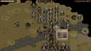 Fighting 52 Nobles, Including 1 Champion Knight - Battle Brothers Live Gameplay