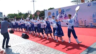 2019 Shanghai Tourism Festival - Dance Group of OMSK public show at the Oriental Pearl Tower