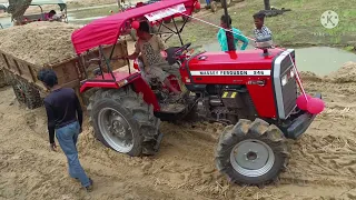 Massey ferguson246 4wd trolley performance in sand mining.and help JCB