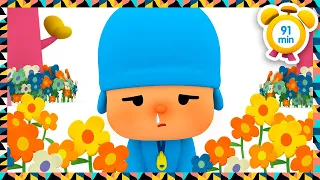 🌷 POCOYO in ENGLISH - Allergy to Spring [91 min] Full Episodes |VIDEOS and CARTOONS for KIDS