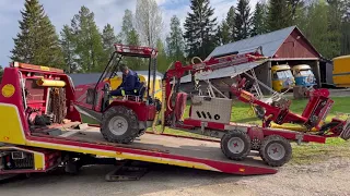 Gunnar förbereder för Brattbytorpets skogsslinga med Kranman Bison 6000