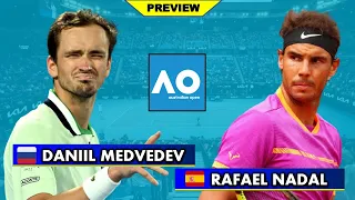 MEDVEDEV vs NADAL | Australian Open Final Preview | Head to Head, Stats & More