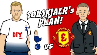 ⚪SOLSKJAER's PLAN FOR KANE!🔴 (Spurs vs Man Utd 0-1Parody Preview Rashford De Gea)