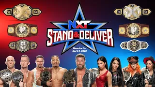 WWE NXT Stand and Deliver 2022 Results