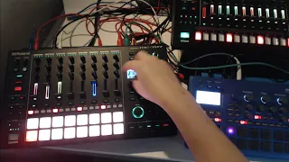 Roland MC-707 Bug. Project loading without pause?