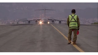 Air Force C-17 aid to Nepal