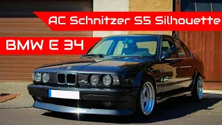 BMW E34 AC Schnitzer S5 silhouette бмв е34
