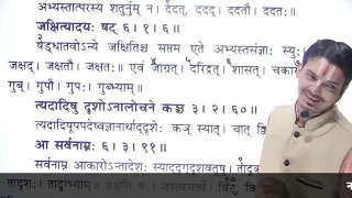 । ददत्, जक्षत् आदि शब्द | लघुसिद्धान्तकौमुदी | Part -115 | हलन्तपुंल्लिङ्ग - 23 |By Prabhuji |