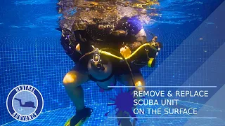 How to Remove and Replace Scuba Diving Kit (on the Surface) 🤿 PADI Divemaster Skills