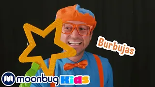 Burbujas | Aprende con Blippi | @BlippiEspanol | Moonbug Kids Parque de Juegos