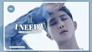 BTS (방탄소년단) - I Need U (CD Only Demo ver.) - Line Distribution
