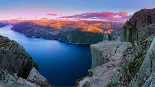 Preikestolen (Pulpit Rock) Norway | Aerial View | DJI Mavic Mini | Hiking | Drone View