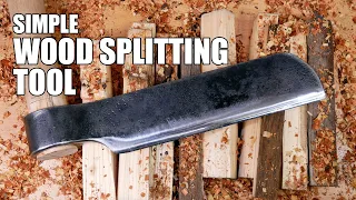 Making a Simple Wood Splitting Tool (Froe)