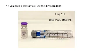 2 - Types of Vasopressors