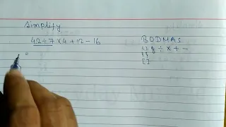 bodmas | bodmas maths | sarlikaran math in hindi | simplify | math simplify | simplification